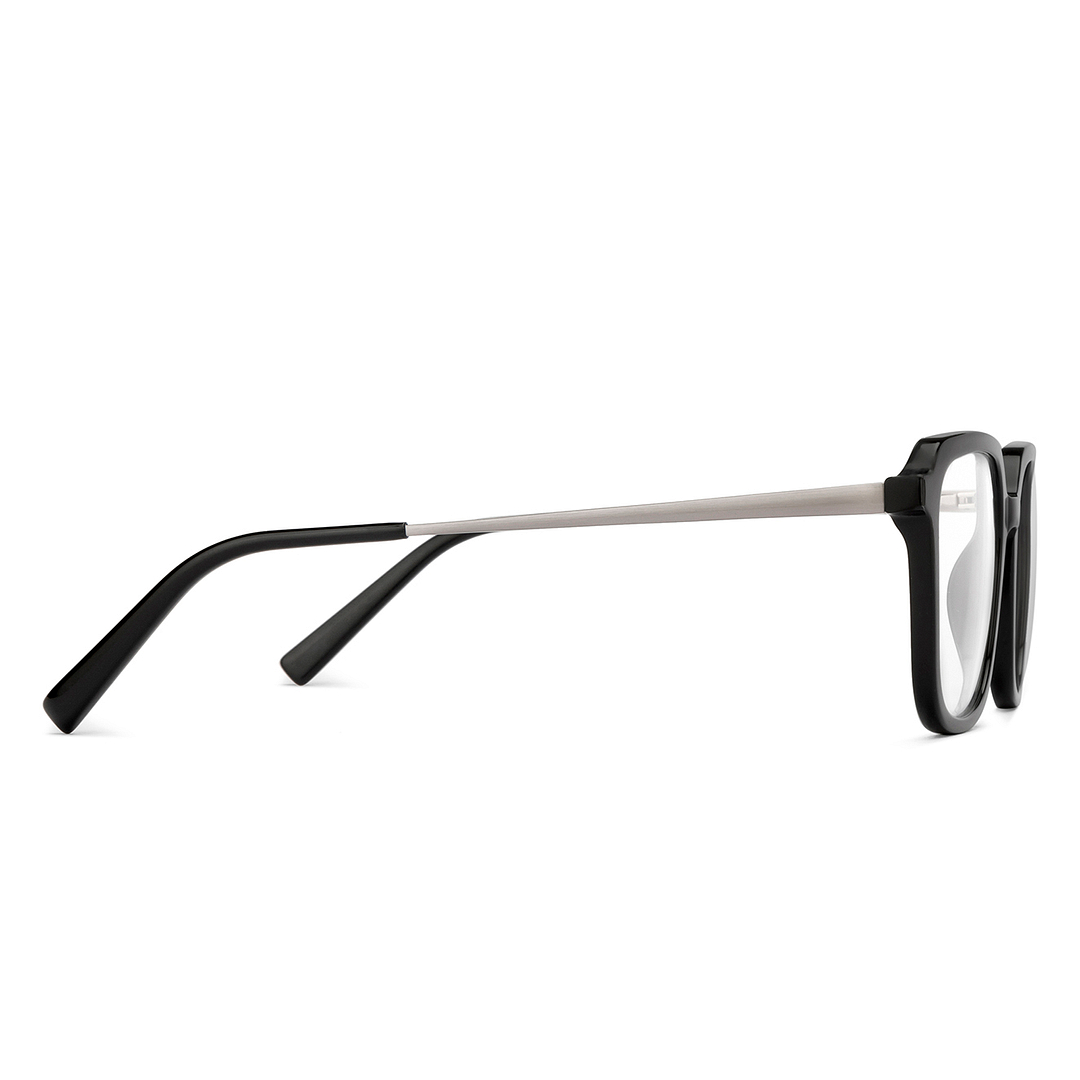Vincent Chase Black Full Rim Square left side