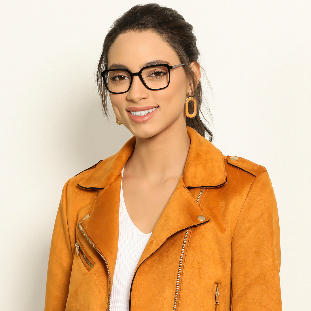 Vincent Chase Online Black Full Rim Square right side