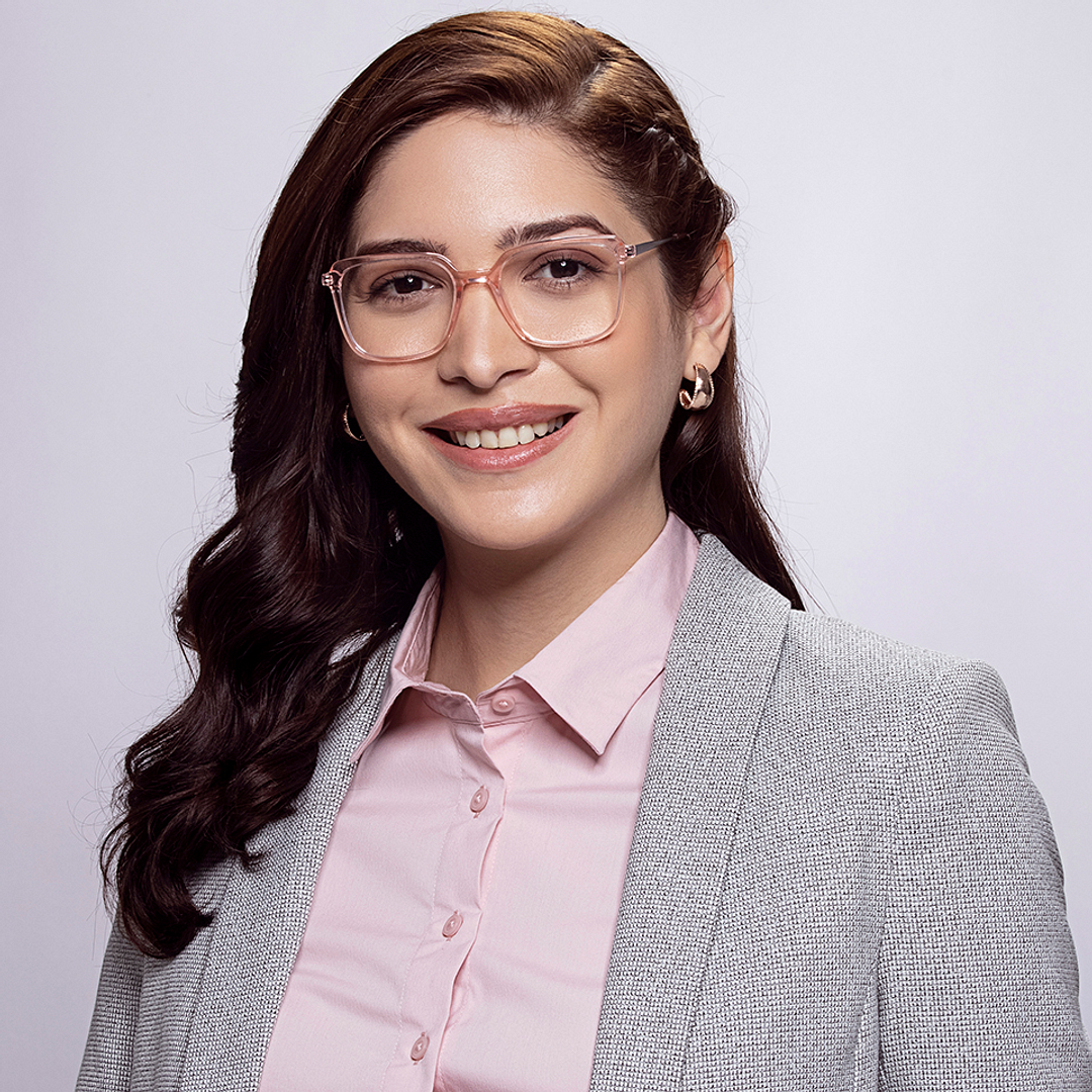 Vincent Chase Online Pink Transparent Full Rim Square right side