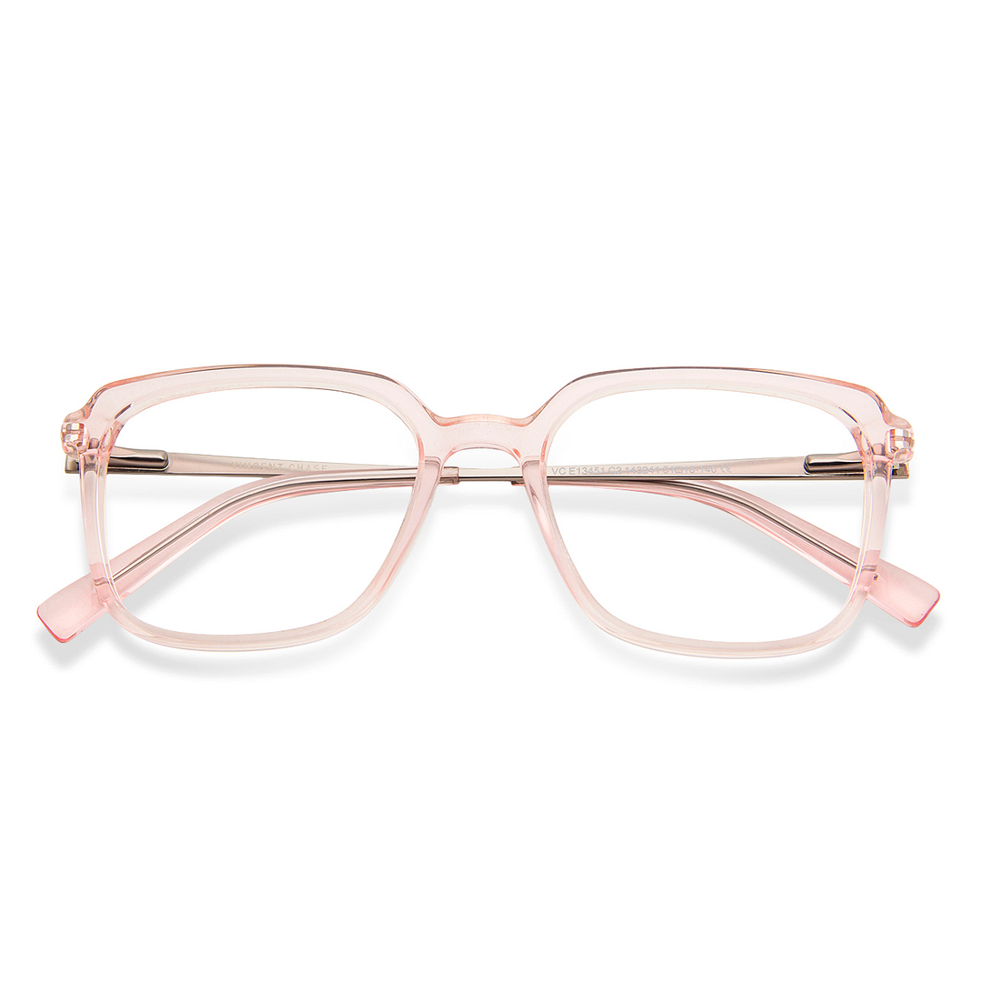 Vincent Chase Online Pink Transparent Full Rim Square left side