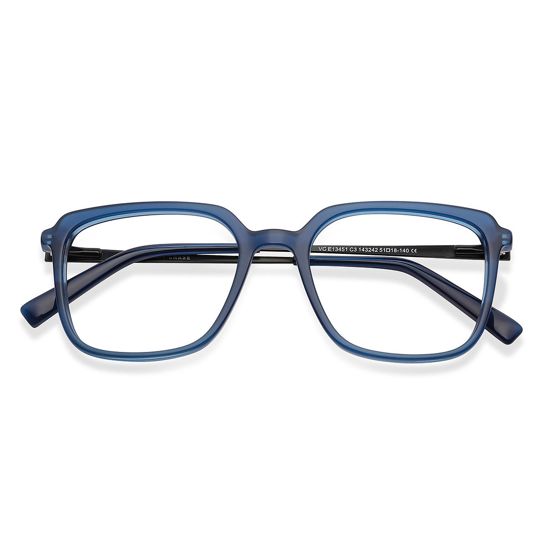 Vincent Chase Online Sky Blue Full Rim Geometric left side