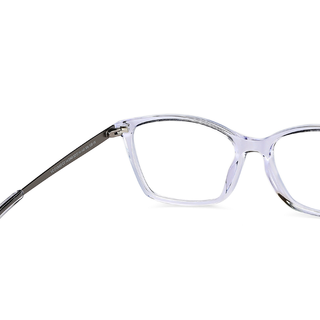 Vincent Chase Online Purple Transparent Full Rim Cat Eye right side