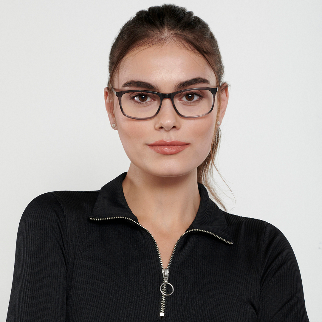 Vincent Chase Online Gray Transparent Full Rim Rectangle right side