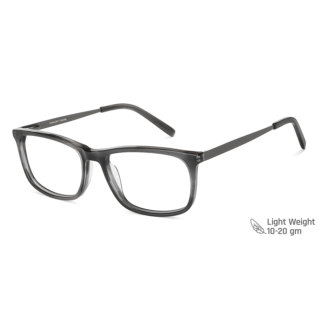 Vincent Chase Online Gray Transparent Full Rim Rectangle right side