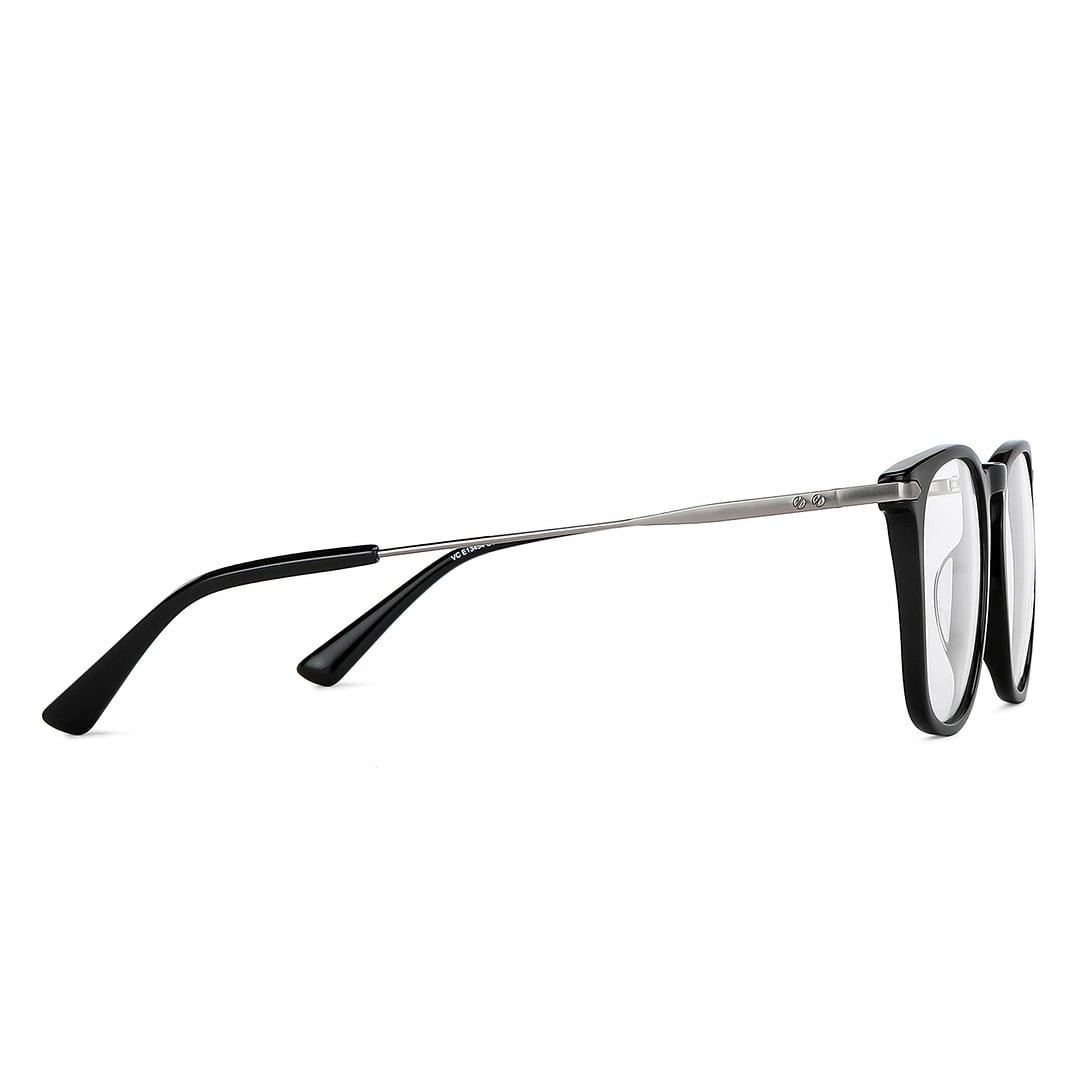 Vincent Chase Black Full Rim Square left side