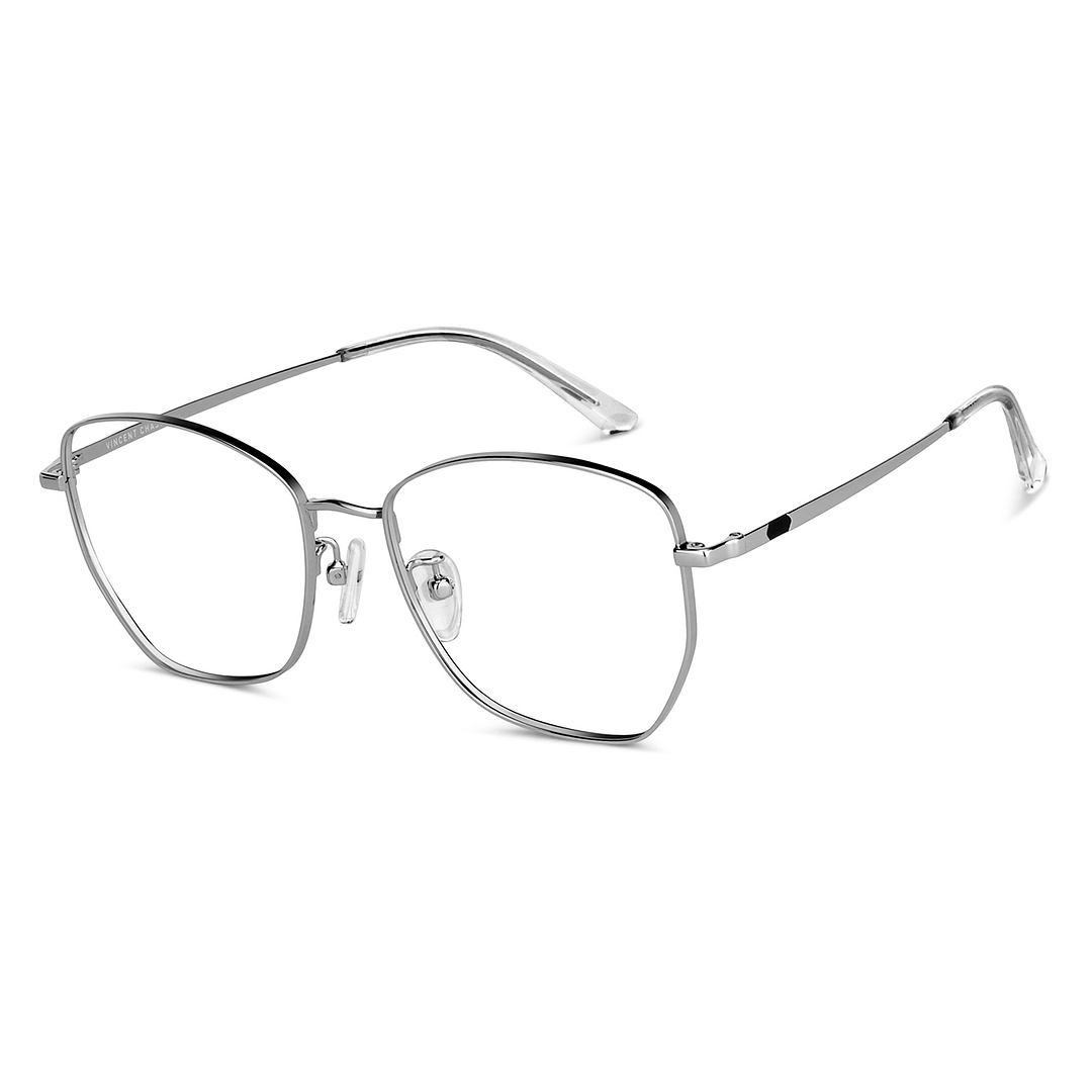Vincent Chase Online Silver Full Rim Geometric right side