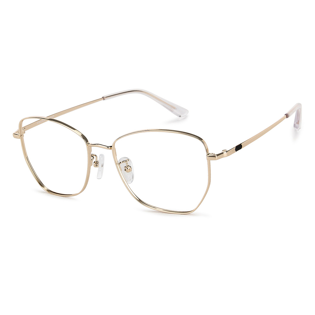 Vincent Chase Online Gold Full Rim Geometric left side