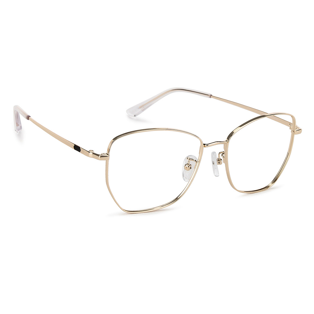 Vincent Chase Online Gold Full Rim Geometric left side