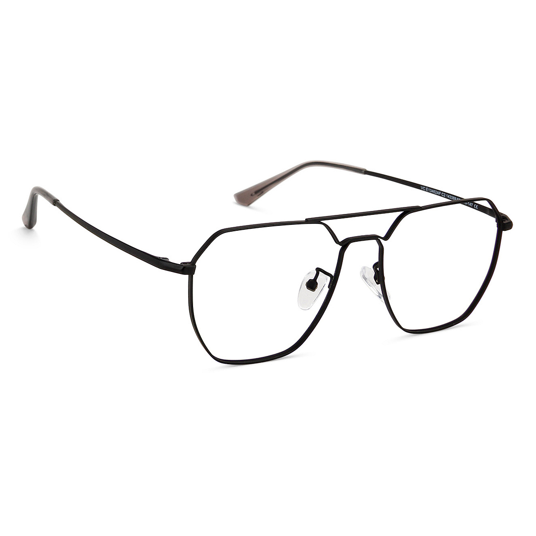 Vincent Chase Online Black Full Rim Aviator left side