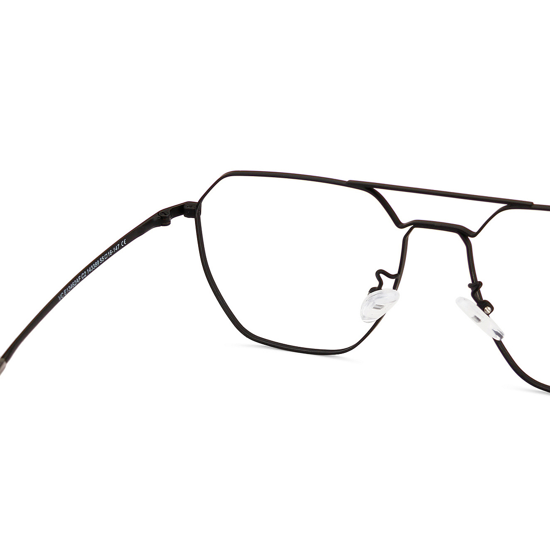 Vincent Chase Online Black Full Rim Aviator left side