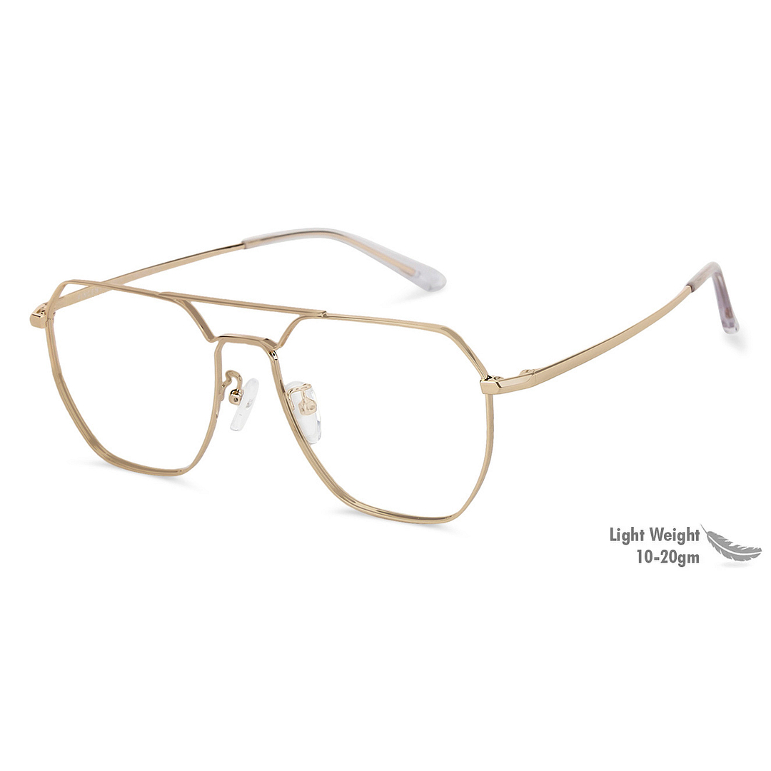 Vincent Chase Online Gold Full Rim Aviator left side