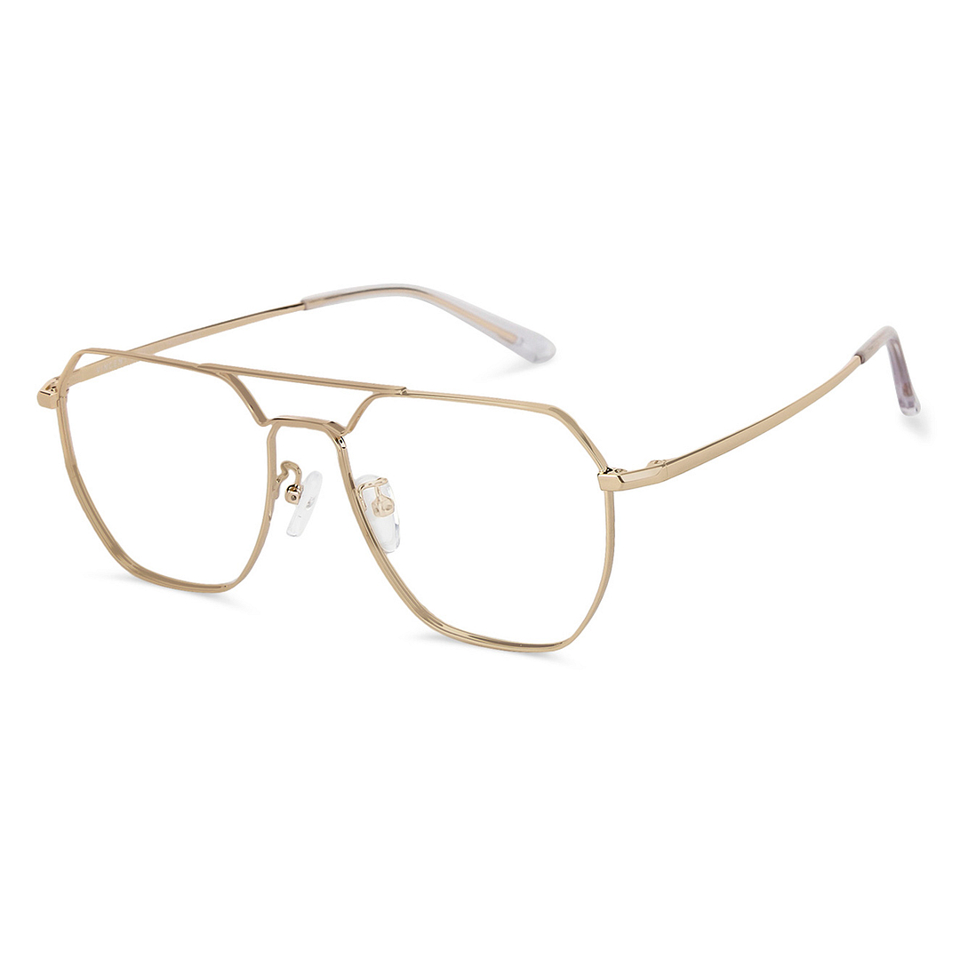 Vincent Chase Online Gold Full Rim Aviator left side