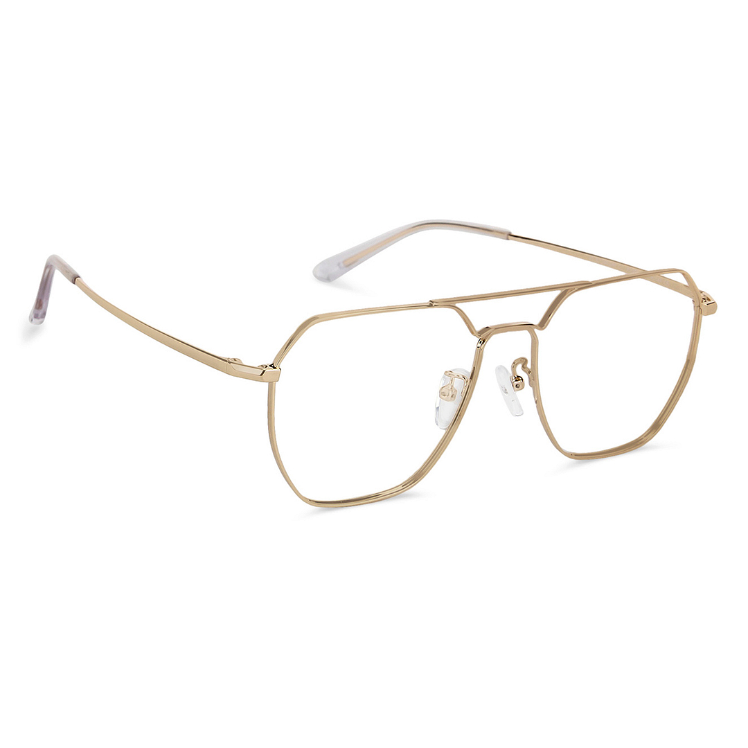 Vincent Chase Online Gold Full Rim Aviator left side