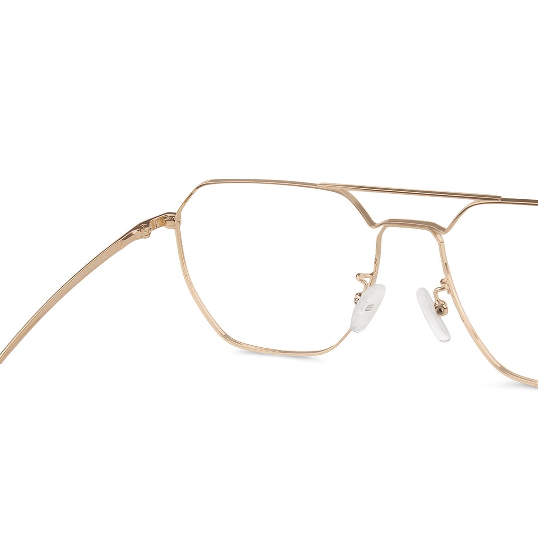 Vincent Chase Online Gold Full Rim Aviator left side