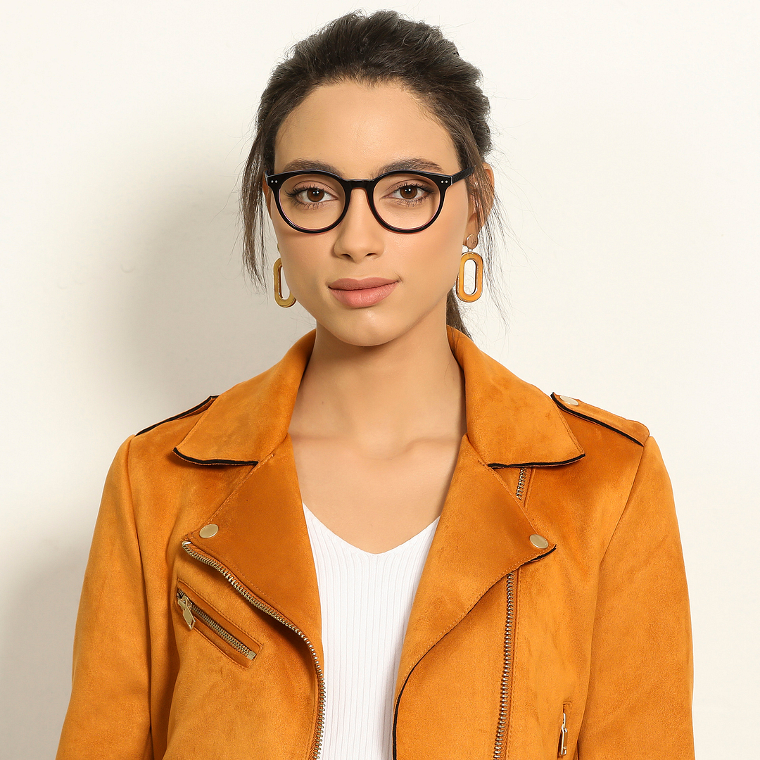 Vincent Chase Online Black Full Rim Round right side