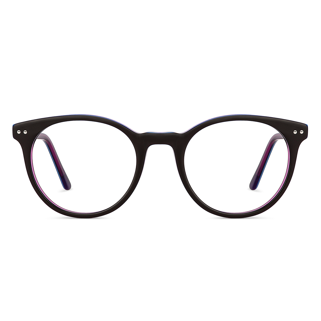 Vincent Chase Online Black Full Rim Round left side