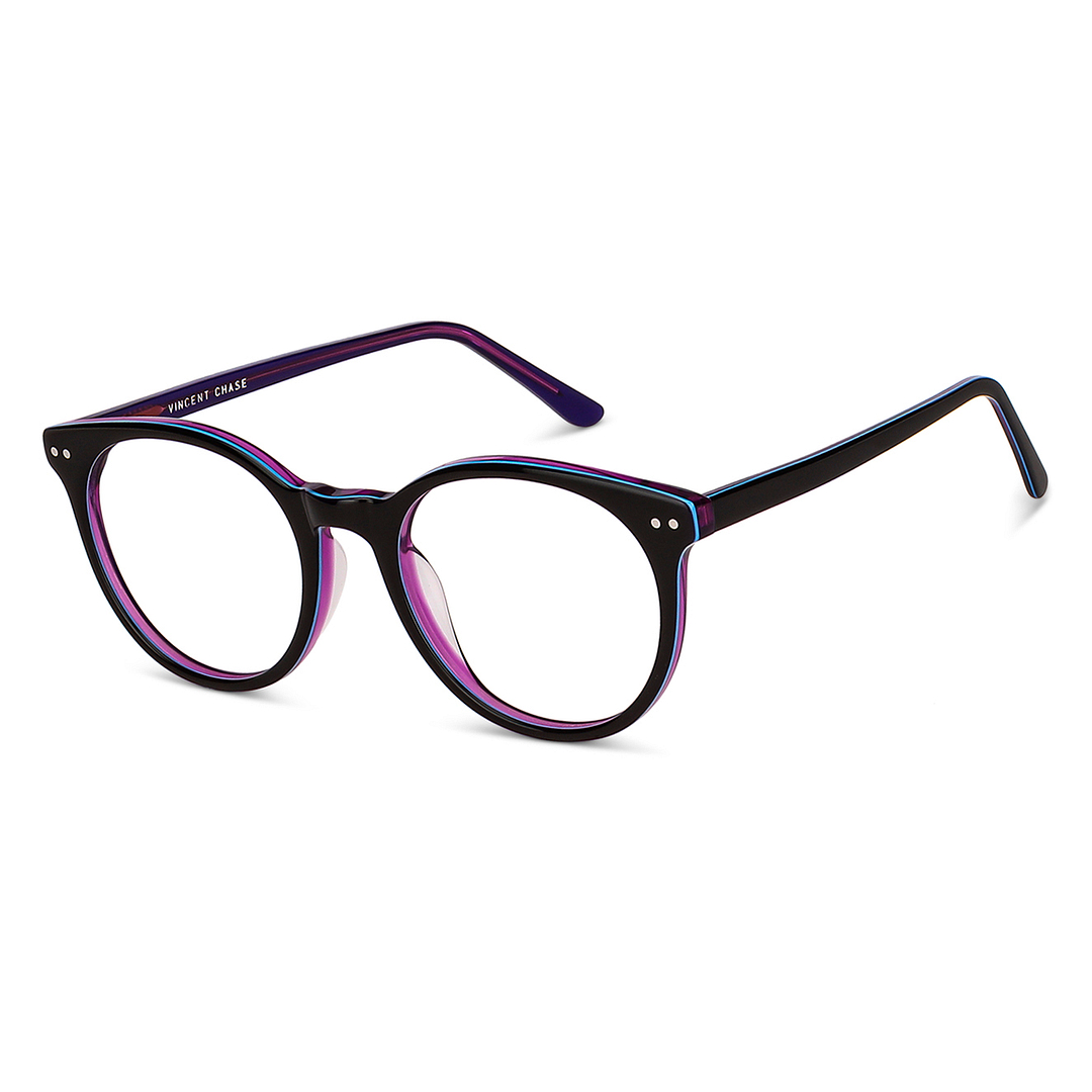 Vincent Chase Online Black Full Rim Round right side