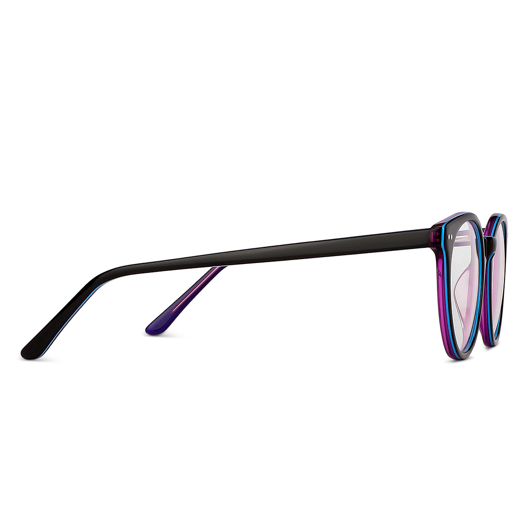Vincent Chase Online Black Full Rim Round left side