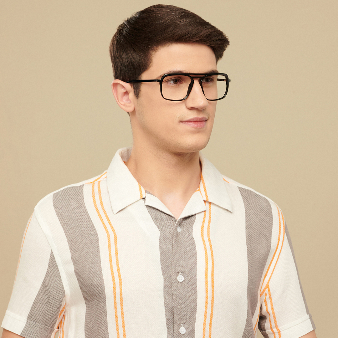 Vincent Chase Online Black Full Rim Square right side