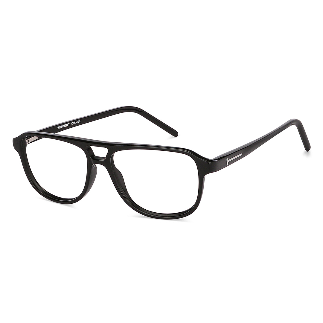 Vincent Chase Online Black Full Rim Aviator right side
