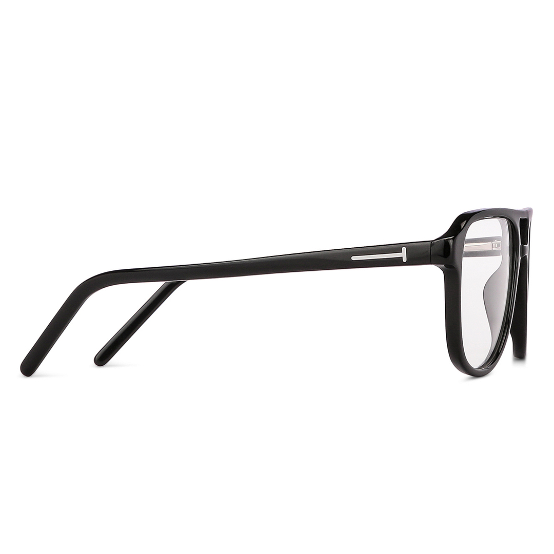 Vincent Chase Online Black Full Rim Aviator left side
