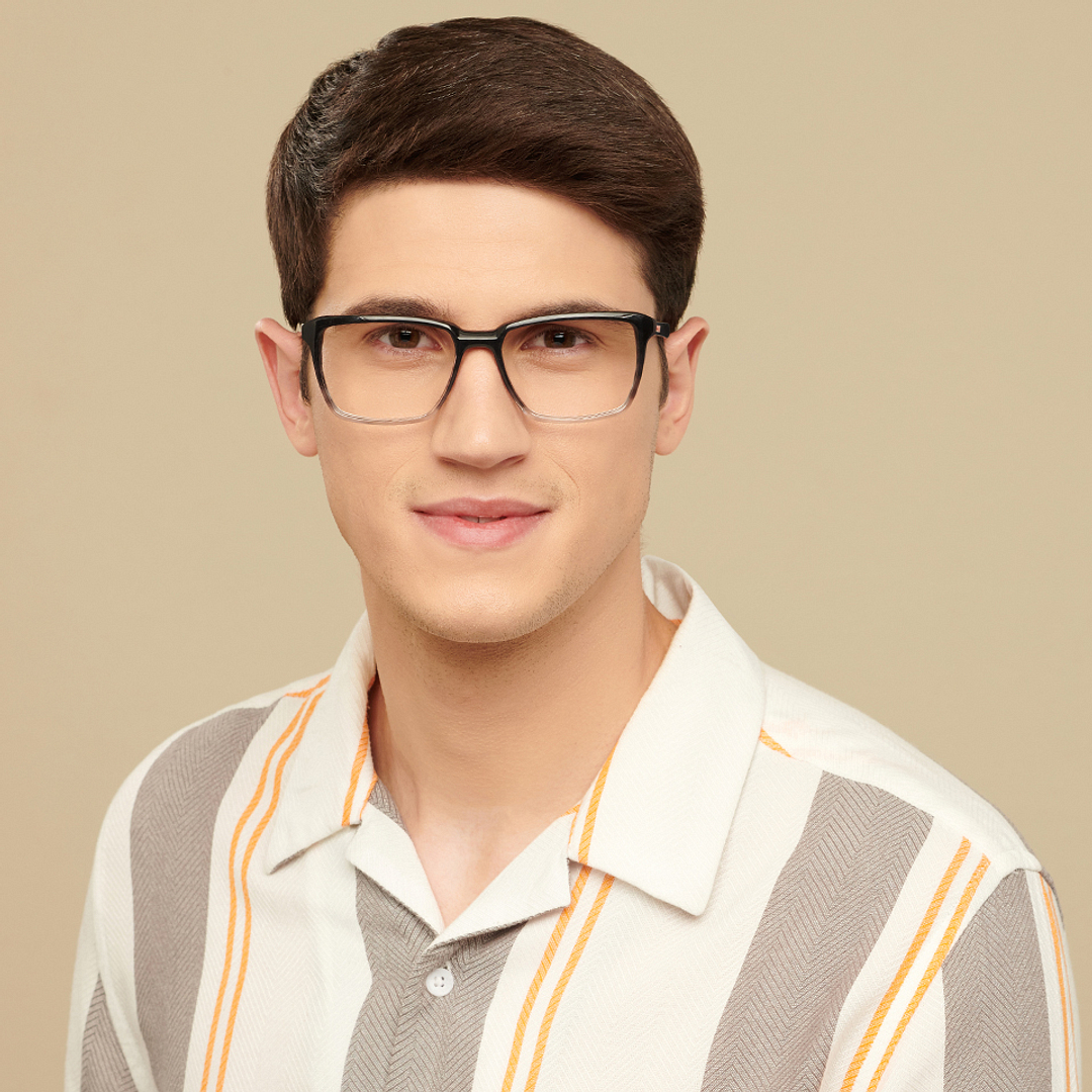 Vincent Chase Online Black Full Rim Square left side