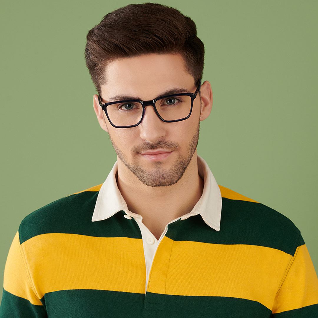 Vincent Chase Online Sky Blue Full Rim Square left side