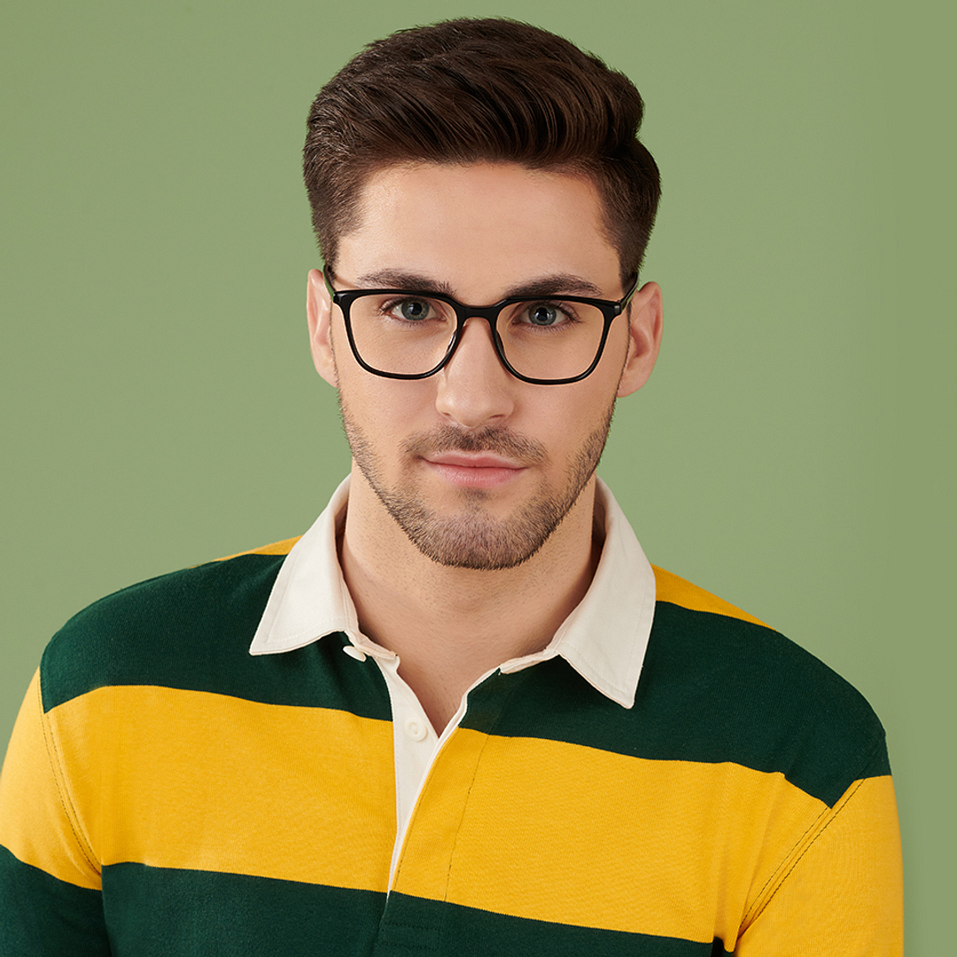 Vincent Chase Online Black Full Rim Square left side