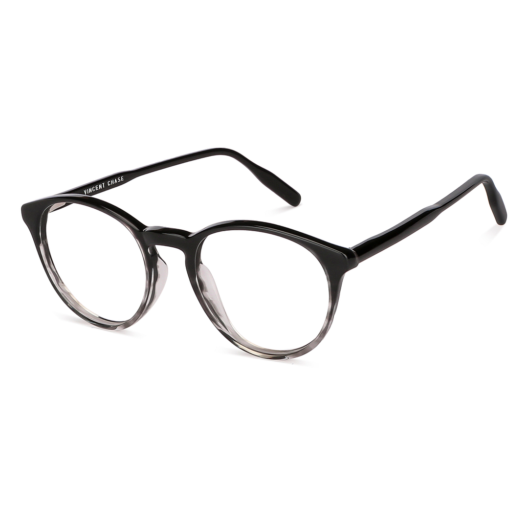 Vincent Chase Online Black Transparent Full Rim Round right side