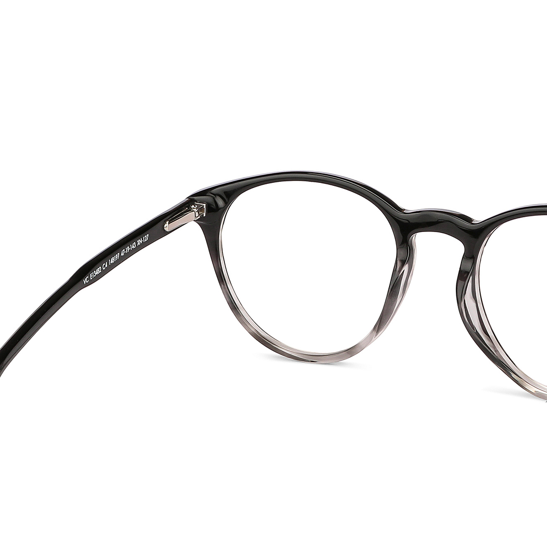 Vincent Chase Online Black Transparent Full Rim Round right side