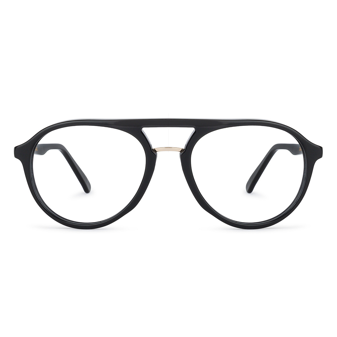Vincent Chase Online Black Full Rim Aviator left side