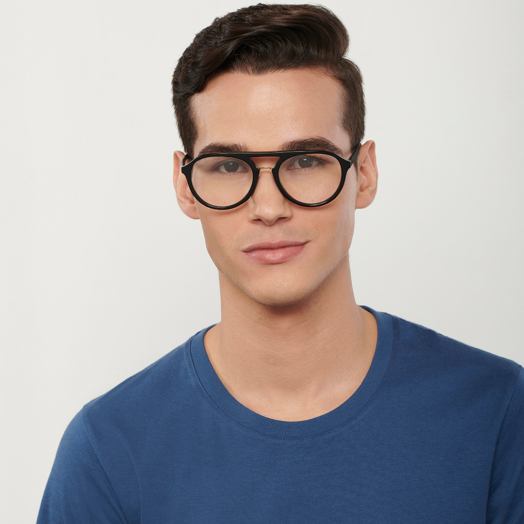 Vincent Chase Online Black Full Rim Square left side