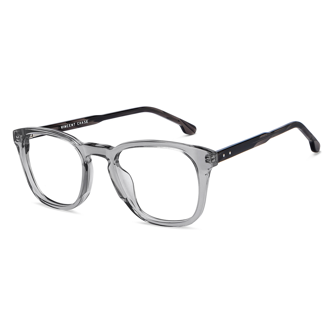 Vincent Chase Online Gray Transparent Full Rim Square right side