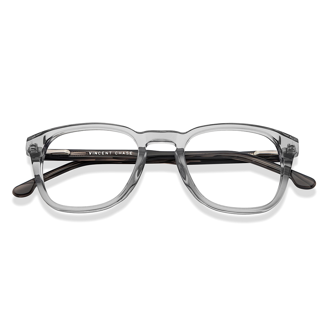 Vincent Chase Online Gray Transparent Full Rim Square left side