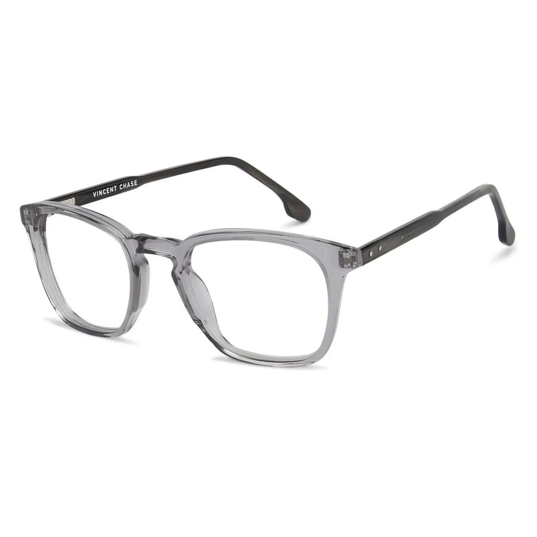 Vincent Chase Online Gray Transparent Full Rim Square right side