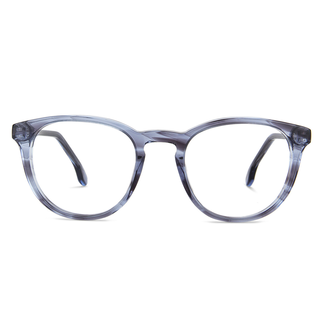 Vincent Chase Online Blue Transparent Full Rim Round left side
