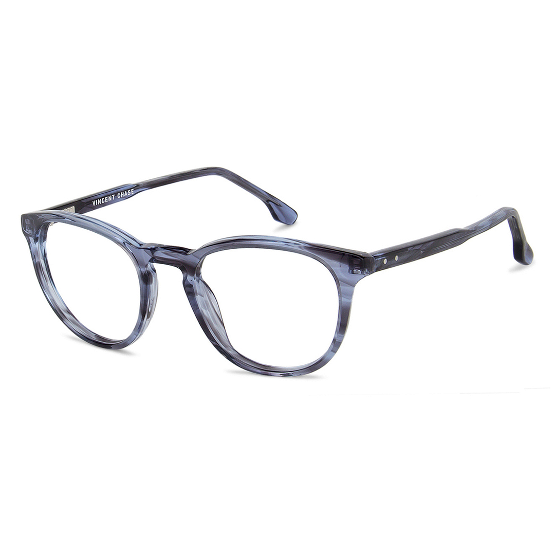 Vincent Chase Online Blue Transparent Full Rim Round right side