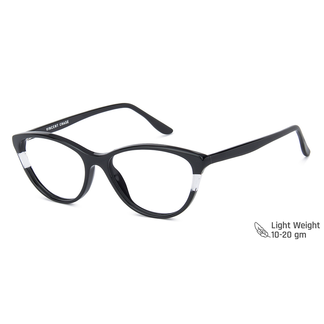 Vincent Chase Online Black Full Rim Cat Eye right side