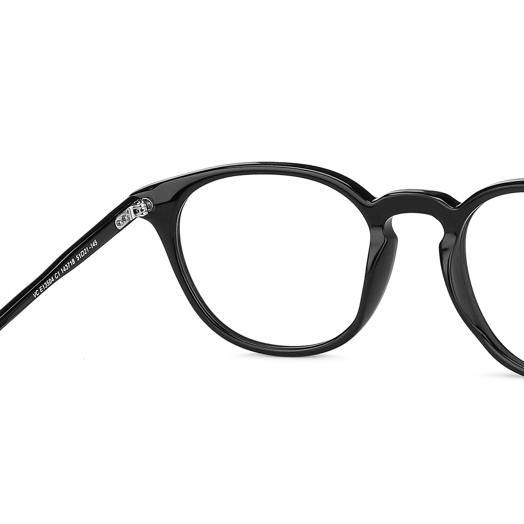 Vincent Chase Online Black Full Rim Round right side