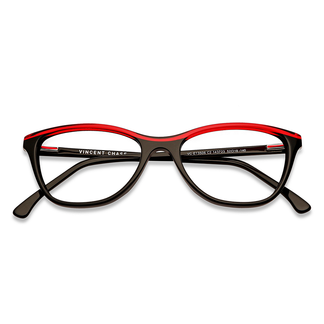 Vincent Chase Online Red Full Rim Cat Eye left side