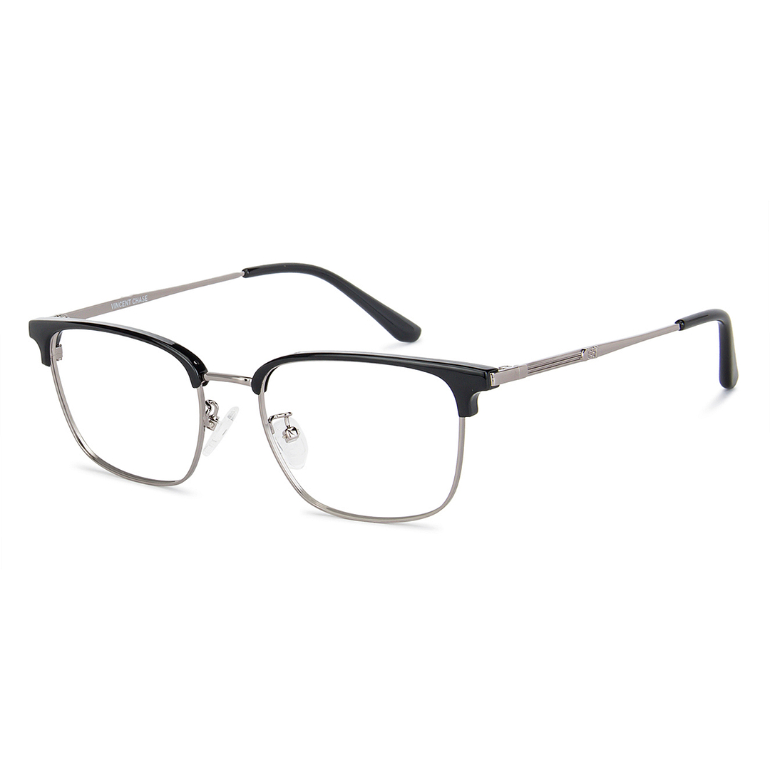 Vincent Chase Dark Gunmetal Full Rim Square left side