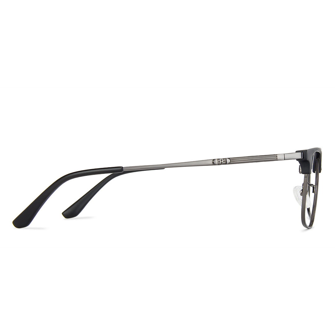 Vincent Chase Black Full Rim Square left side