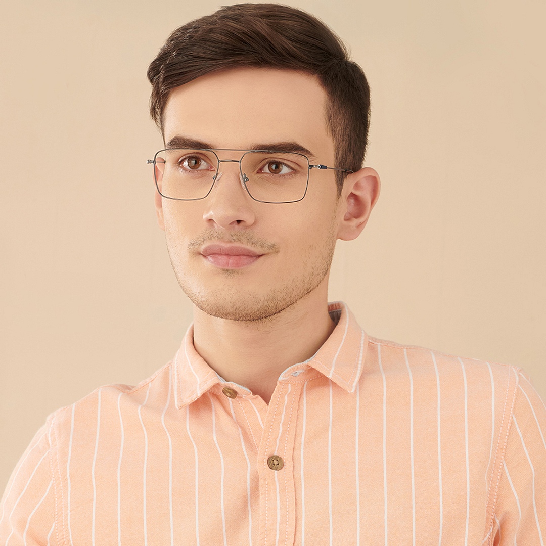 Vincent Chase Online Mid Gunmetal Full Rim Square right side