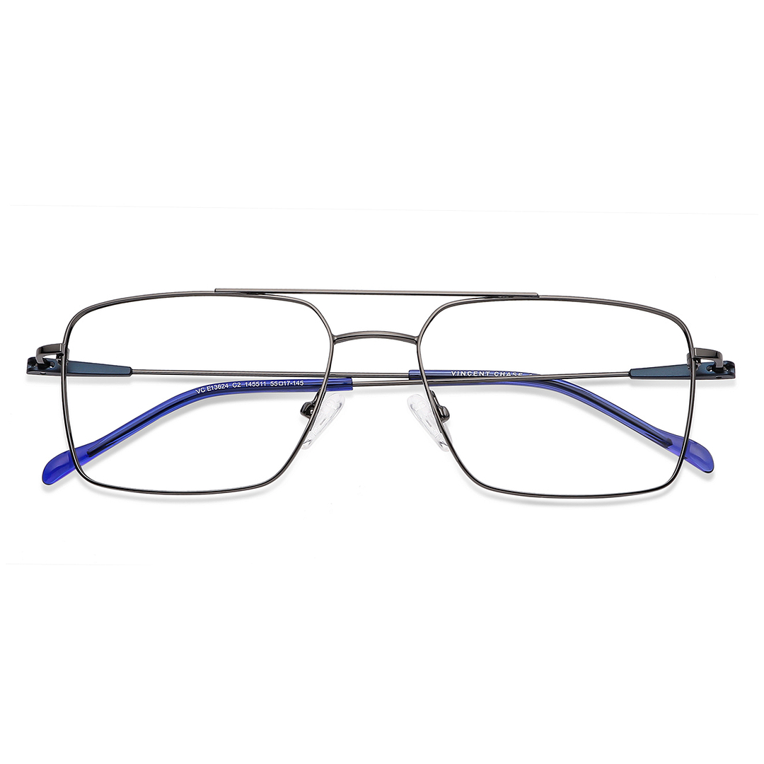 Vincent Chase Online Mid Gunmetal Full Rim Square left side