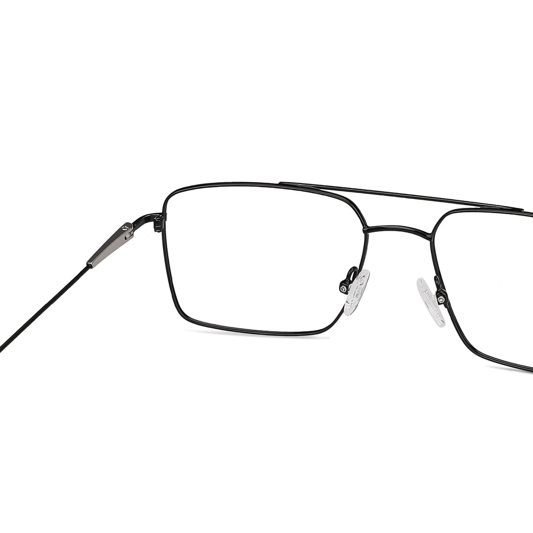 Vincent Chase Black Full Rim Square right side