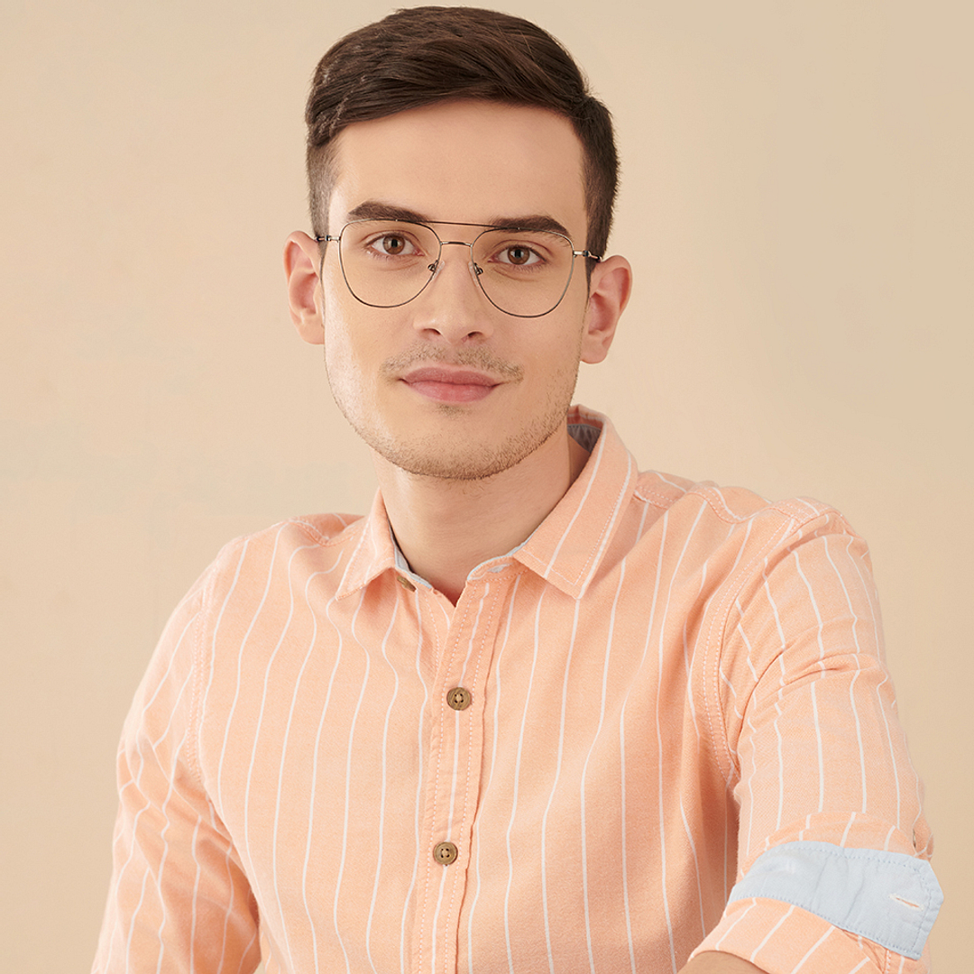 Vincent Chase Online Mid Gunmetal Full Rim Aviator right side