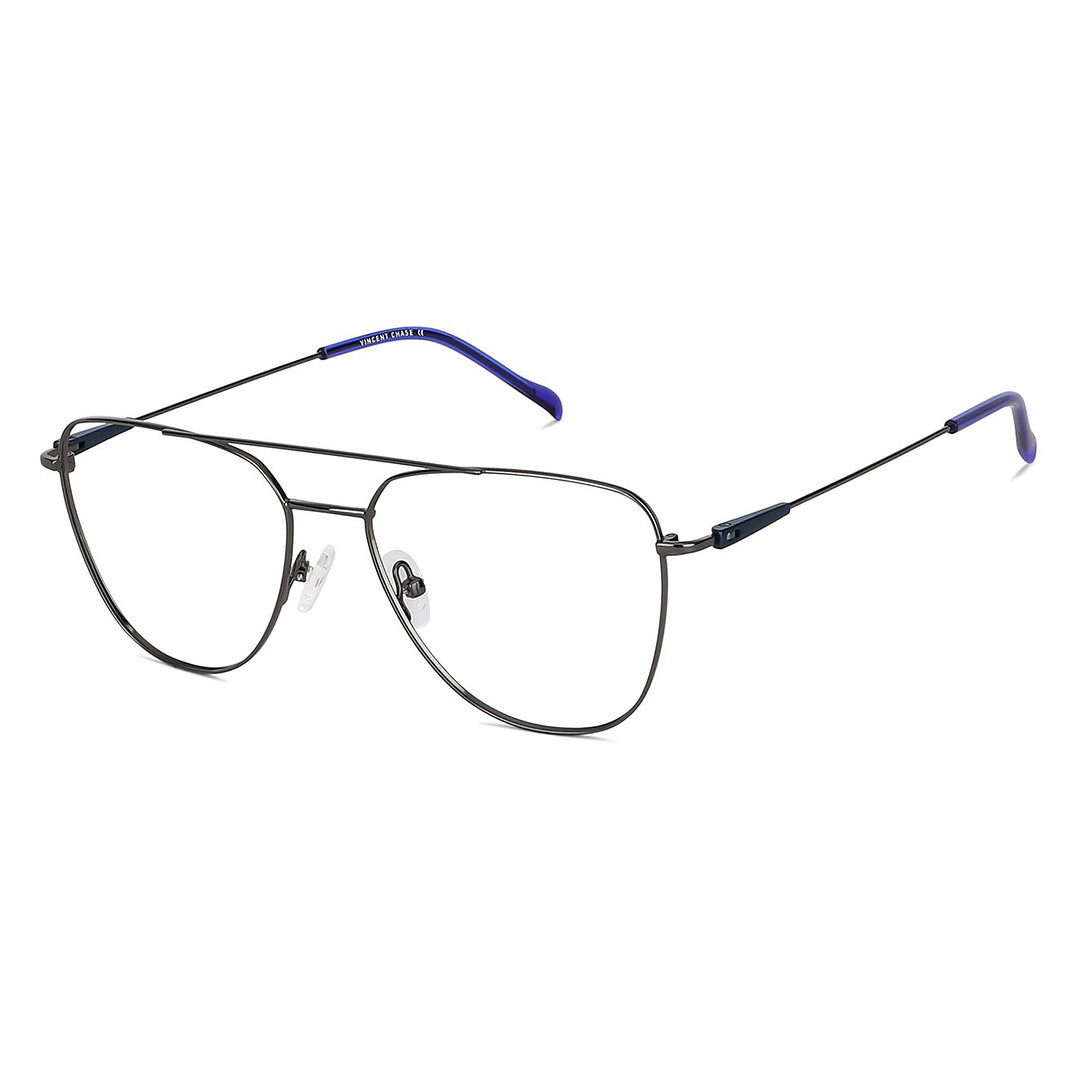 Vincent Chase Online Mid Gunmetal Full Rim Aviator right side
