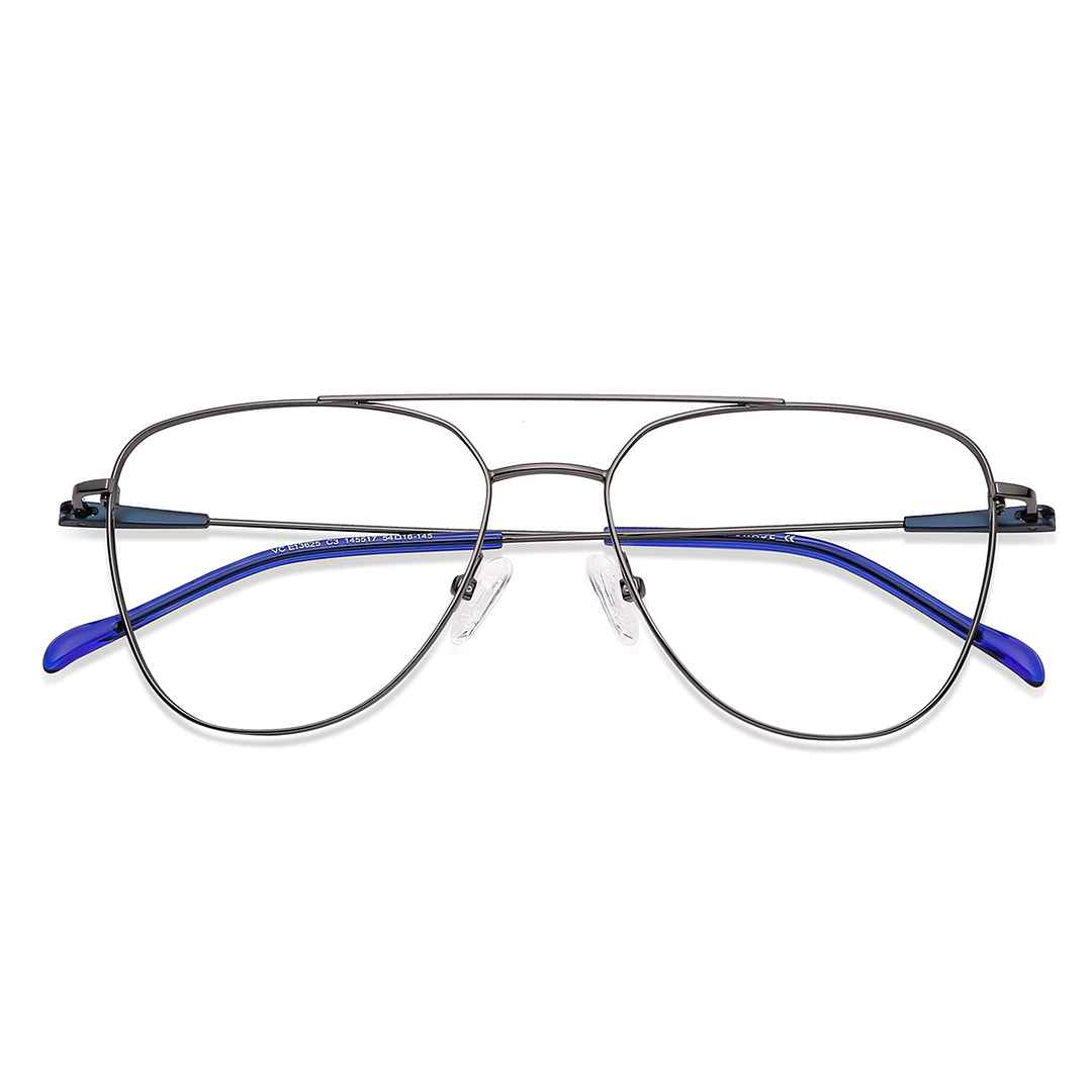 Vincent Chase Online Mid Gunmetal Full Rim Aviator left side