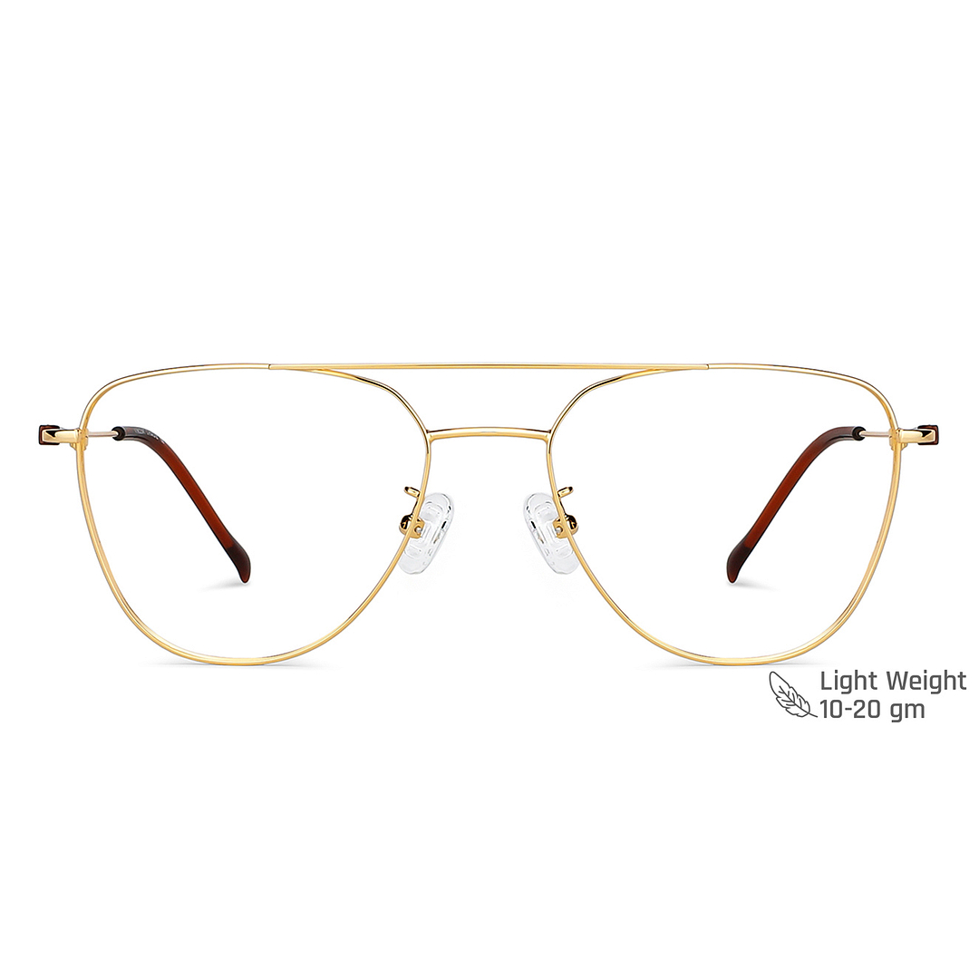 Vincent Chase Online Gold Full Rim Aviator right side