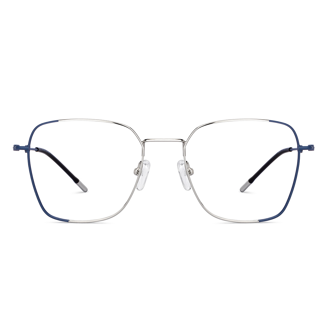 Vincent Chase Online Silver Full Rim Geometric left side